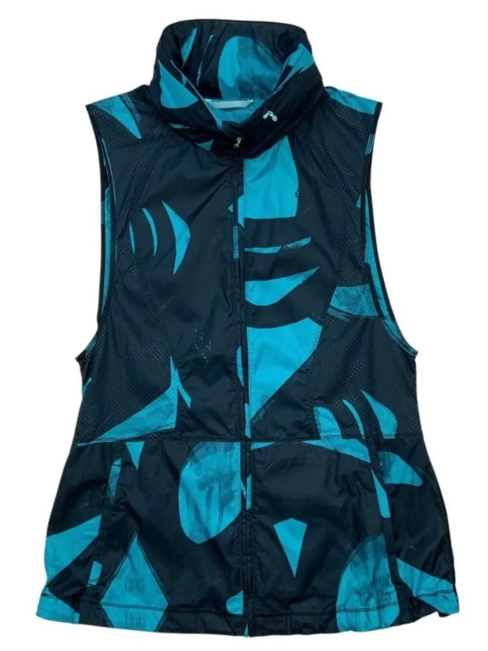 Lululemon Pack It Vest 4 Back Spin Stroke Peacock Blue Black